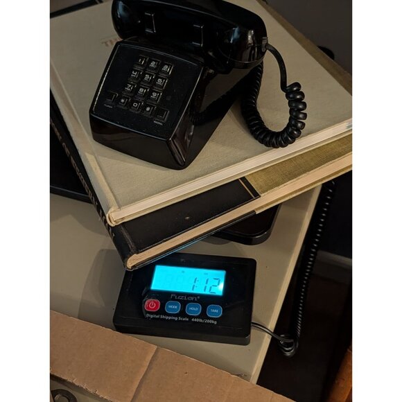 Mini Phone black corded Polyconcept Dial Pad Flash/Redial push button landline - Picture 15 of 16